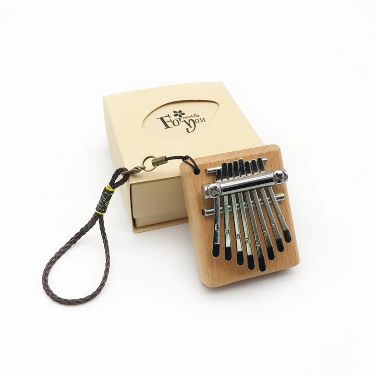 Musical Instrument African - Miwayer Mini Kalimba 8 klawiszy kciuk