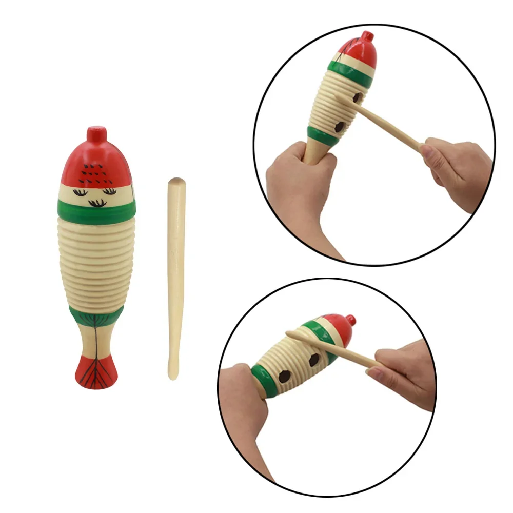 Musical Instrument Games - Drewniana Rybka Instrument Muzyczny Orffa Perkusyjny