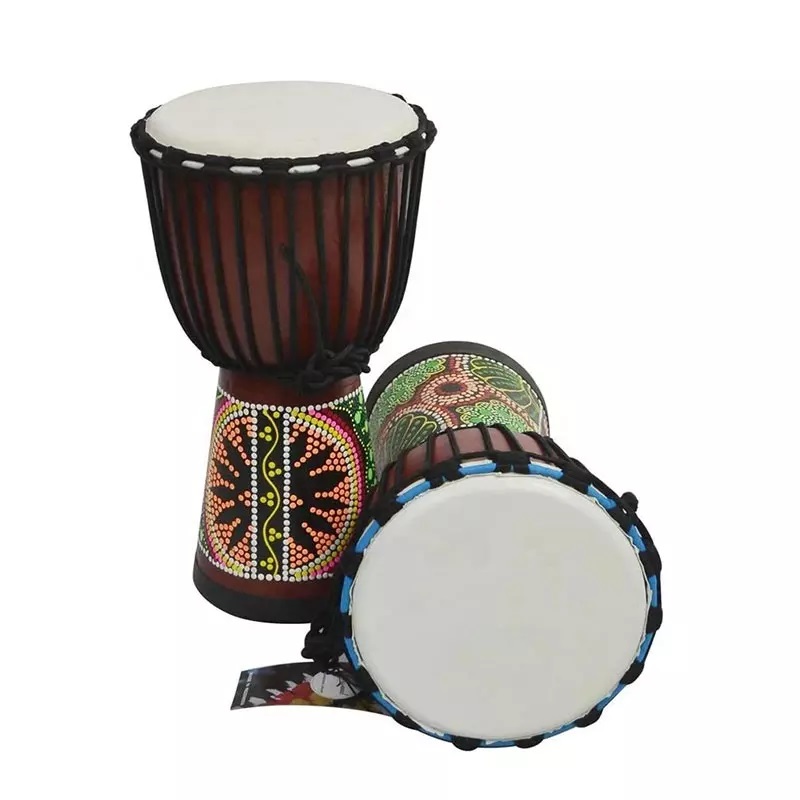 Musical Instrument African - Djembe afrykański dla dorosłych, rozmiar 12