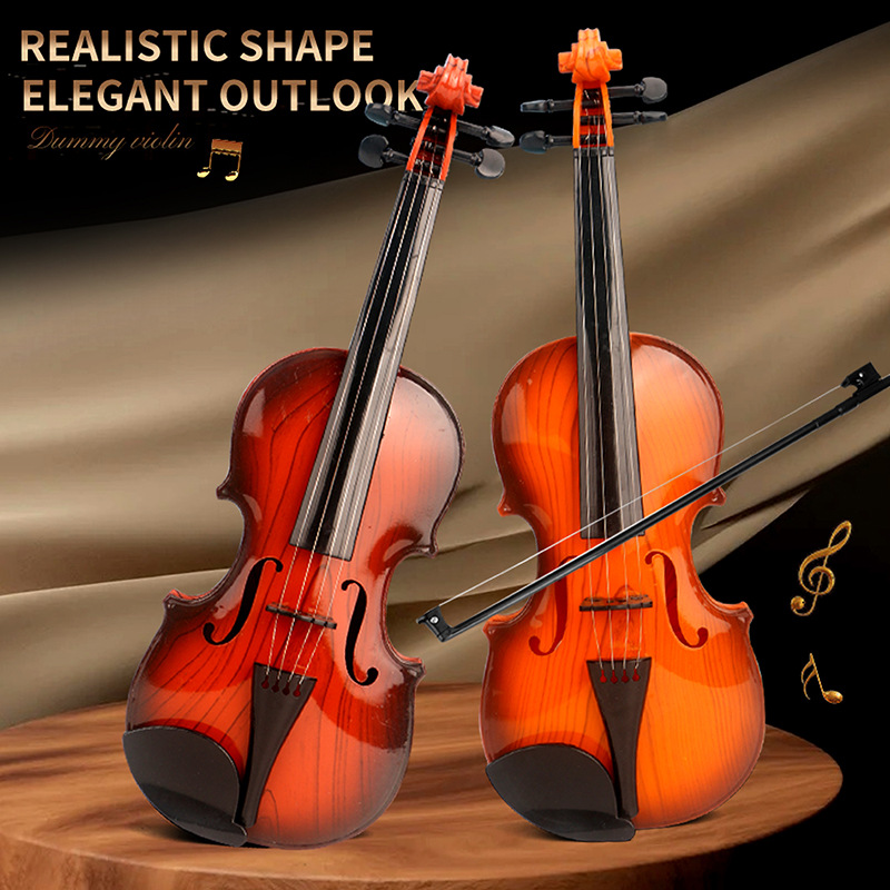 Musical Instrument Project - Akustyczne skrzypce zabawki regulowane struny symulacja
