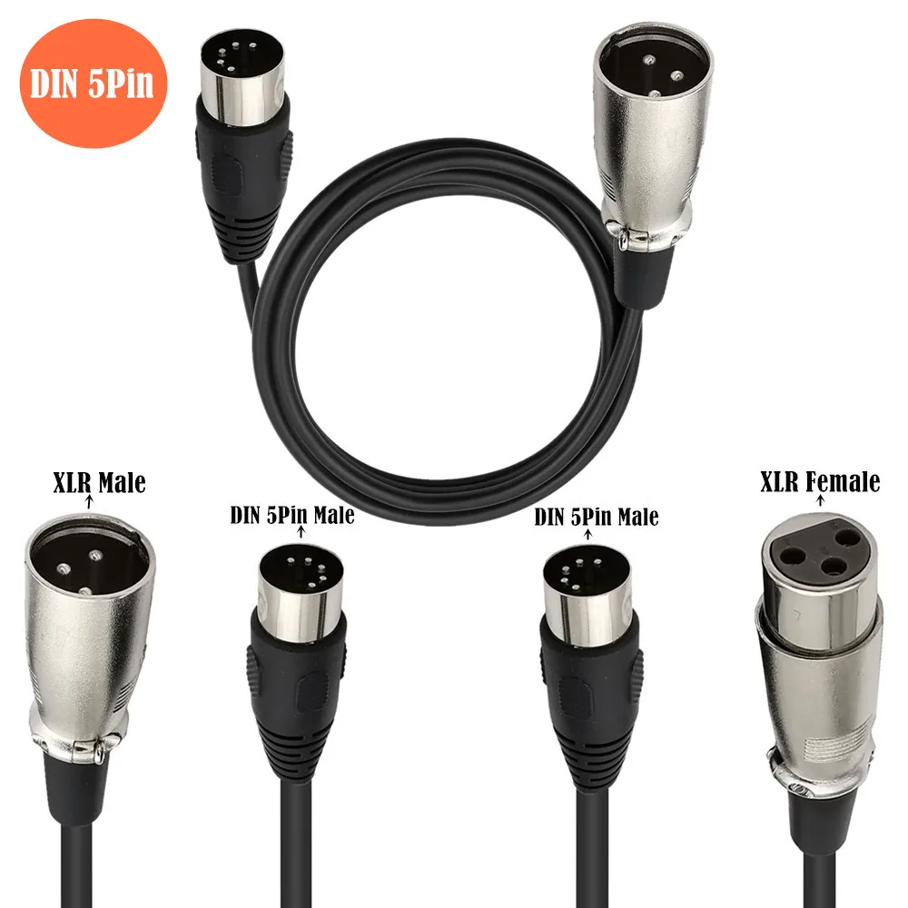 Musical Instrument Video - Kabel przejściowy MIDI na XLR, kabel