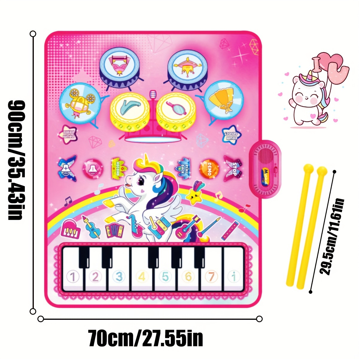 Mata sensoryczna 3 w 1 z piani – Musical Instrument No Touch recenzja i cena