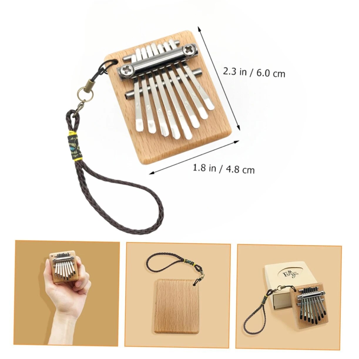 Miwayer Mini Kalimba 8 klawisz – Musical Instrument African recenzja i cena