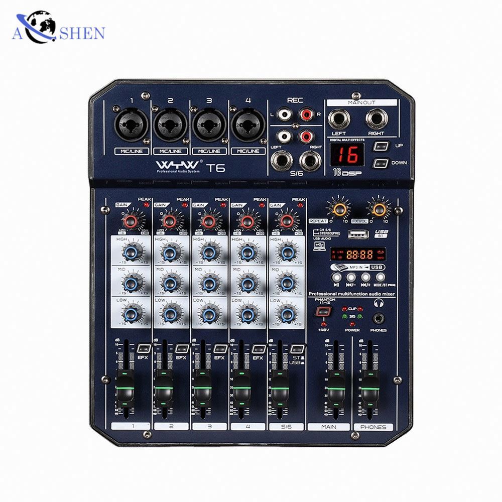 Mikser audio AOSHEN dla DJ-ów, – Musical Instrument Video recenzja i cena