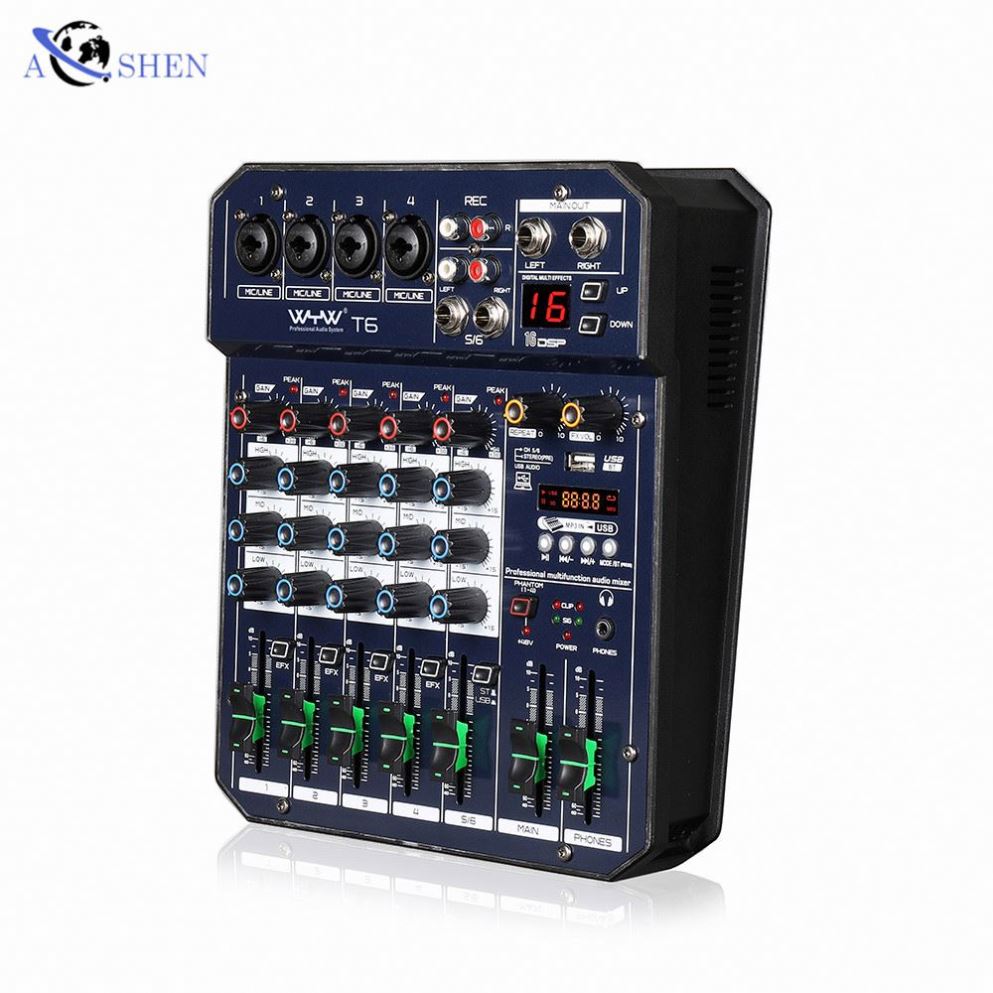 Mikser audio AOSHEN dla DJ-ów, – Musical Instrument Video recenzja i cena