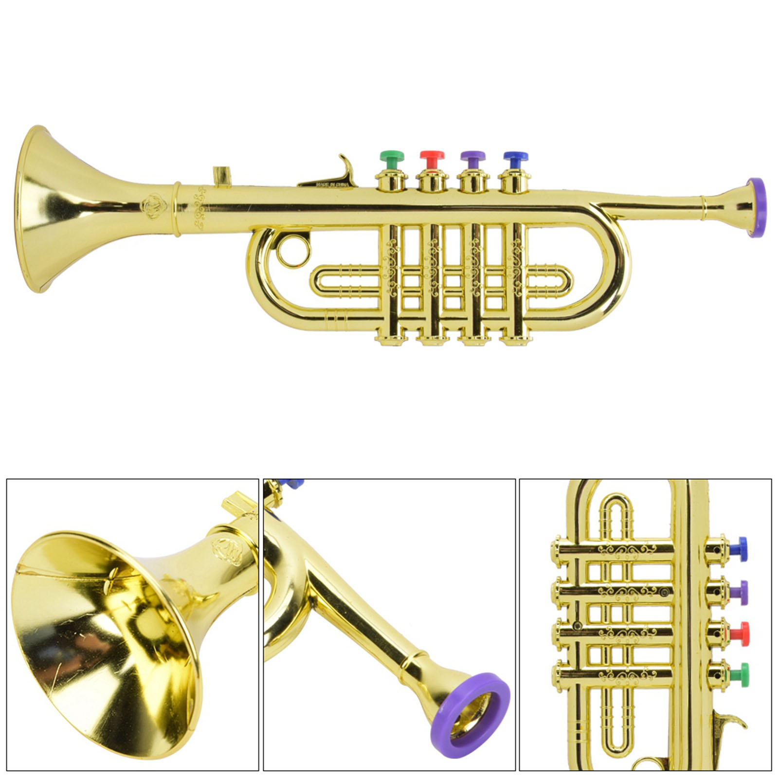 Trąbka dla dzieci, złota powło – Musical Instrument Project recenzja i cena