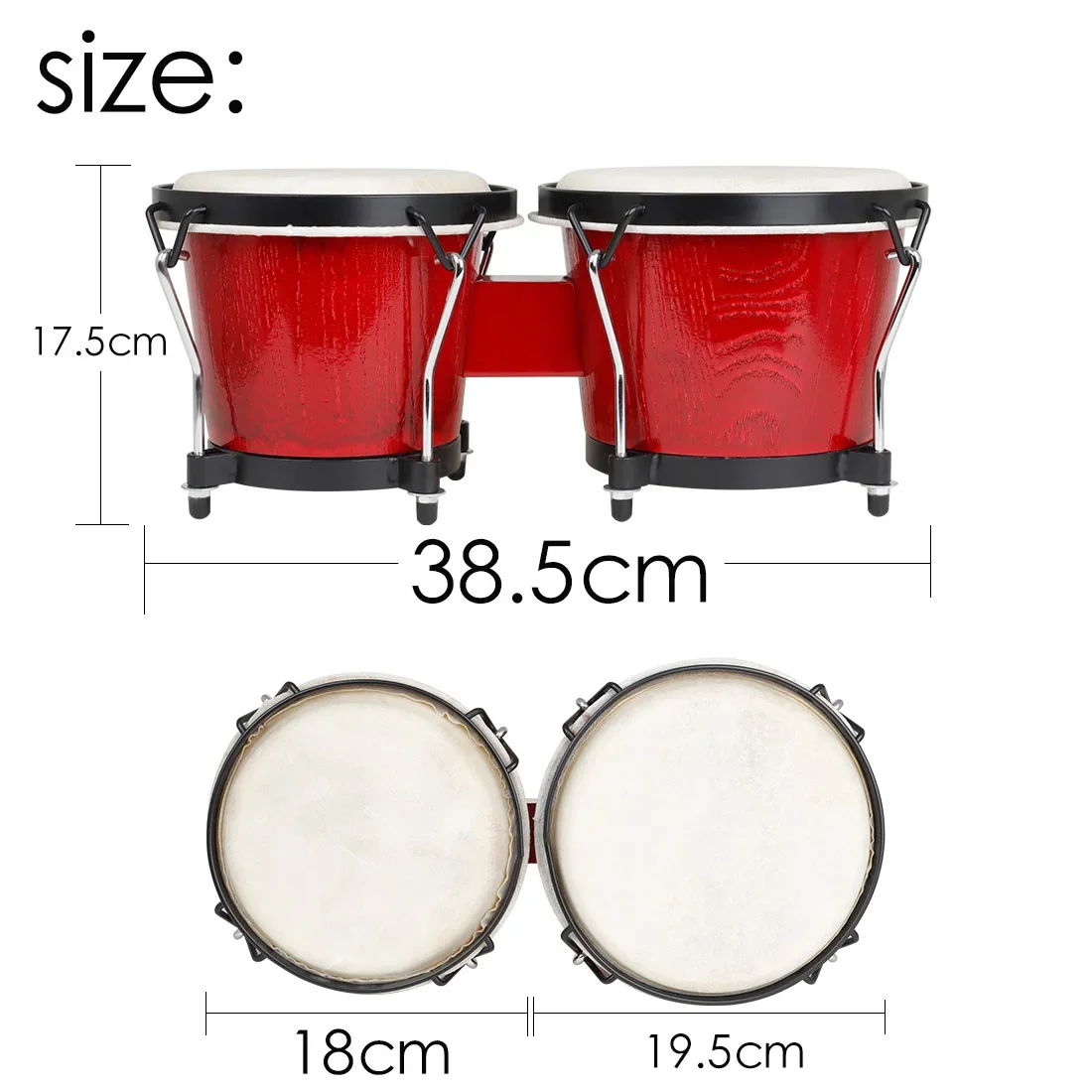 IRIN Afrykańskie Bongo Drewnia – Musical Instrument African recenzja i cena