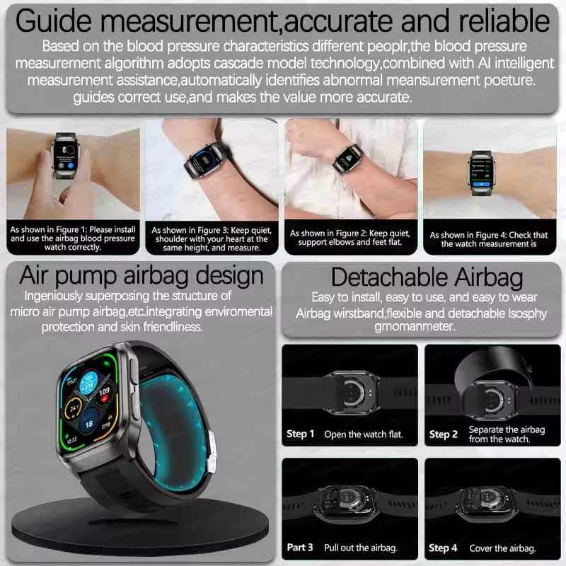 Inteligentny zegarek zdrowotny – Musical Instrument No Touch recenzja i cena
